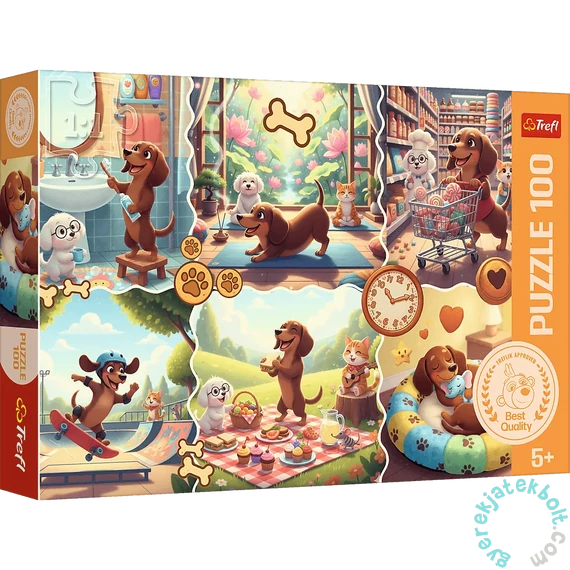 Trefl 100 db-os puzzle - Tacskó (16567)