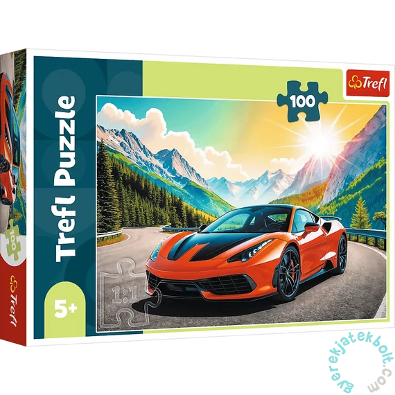 Trefl 100 db-os puzzle - Versenyautó (16490)