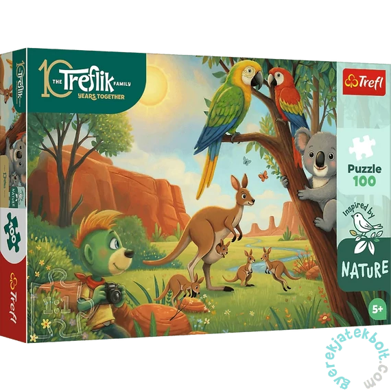 Trefl 100 db-os The Treflik puzzle - Koala és kenguruk (16594)
