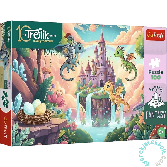 Trefl 100 db-os The Treflik puzzle - Lovag és sárkányok (16576) 