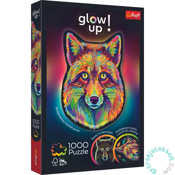 Trefl 1000 db-os Glow Up puzzle - Farkas (94157)