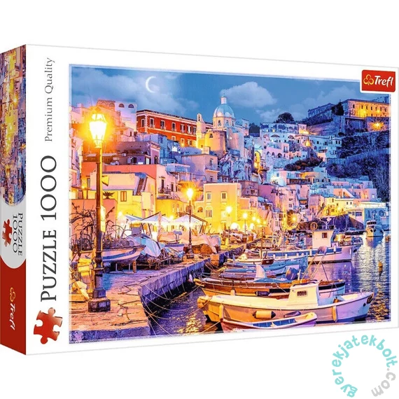 Trefl 1000-db-os Premium Quality puzzle - Procida sziget éjjel, Olaszország (10794)