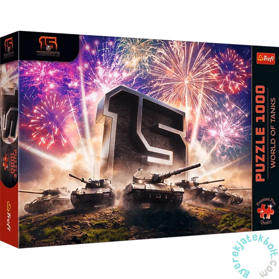 Trefl 1000 db-os Premium Plus puzzle - 15th anniversary of World of Tanks (12125)