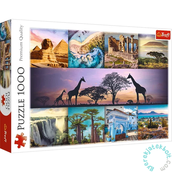 Trefl 1000-db-os Premium Quality puzzle - Afrika kollázs (10792)