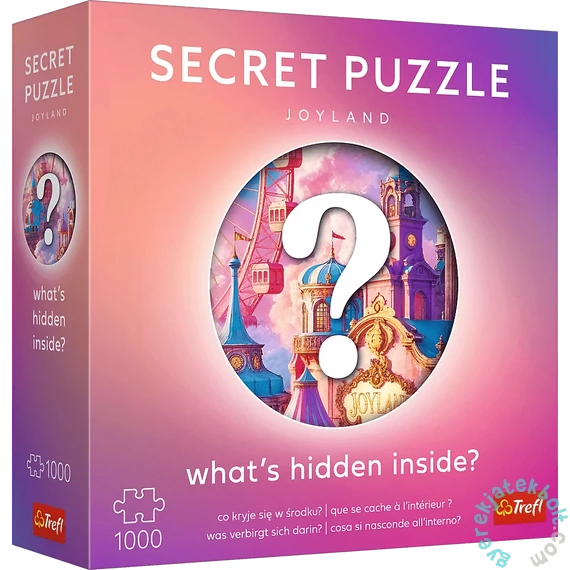 Trefl 1000 db-os Premium Plus puzzle - Titkos kirakó - Joyland (12102)