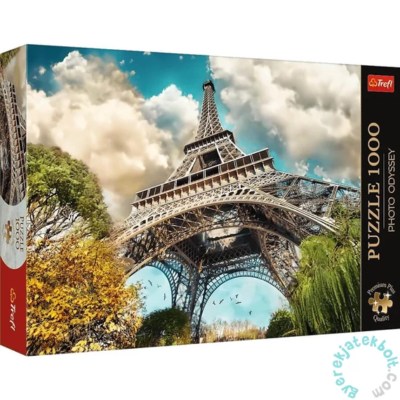 Trefl 1000-db-os Premium Plus puzzle - Odyssey - Eiffel-torony, Párizs (10815)