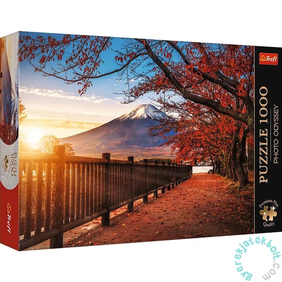 Trefl 1000-db-os Premium Plus puzzle - Odyssey - Mount Fuji, Japán (10817)