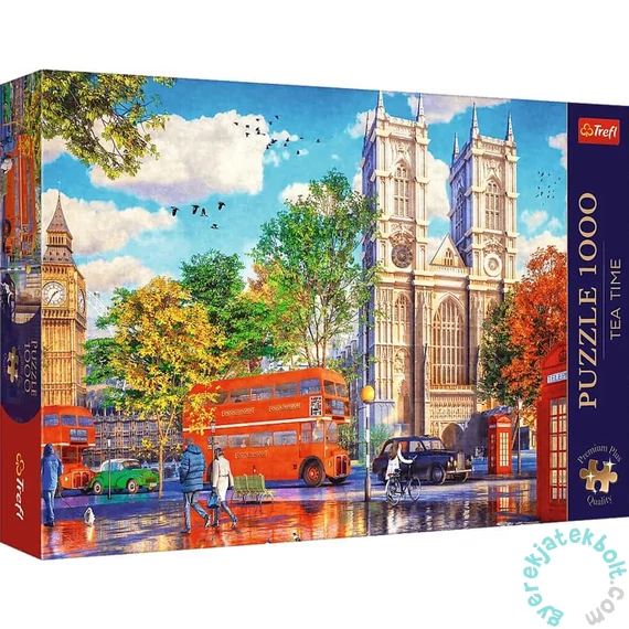 Trefl 1000-db-os Premium Plus puzzle - Tea Time - Kilátás Londonra (10805)