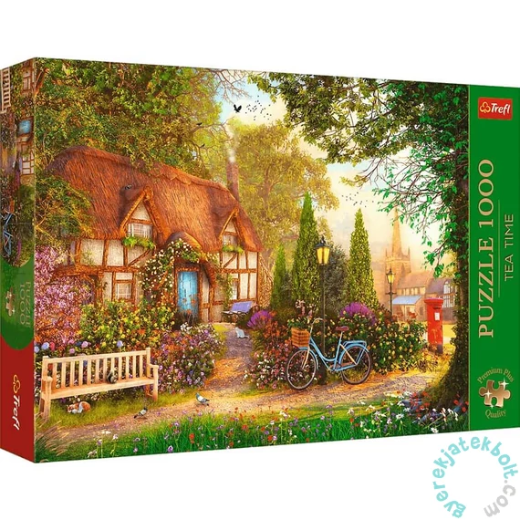 Trefl 1000-db-os Premium Plus puzzle - Tea Time - Nádfedeles kunyhó (10803)