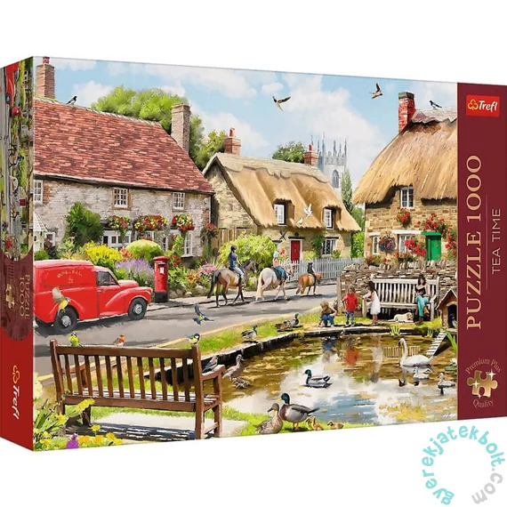 Trefl 1000-db-os Premium Plus puzzle - Tea Time - Nyár a városban (10808)