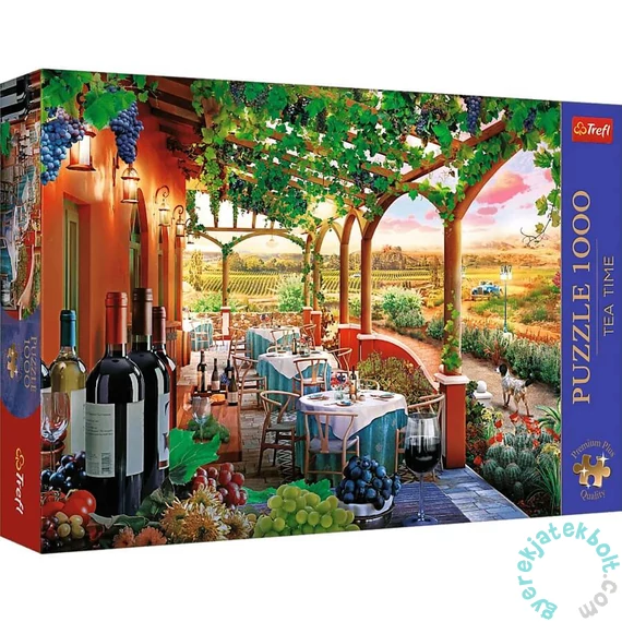 Trefl 1000-db-os Premium Plus puzzle - Tea Time - Olasz szőlőültetvény (10807)