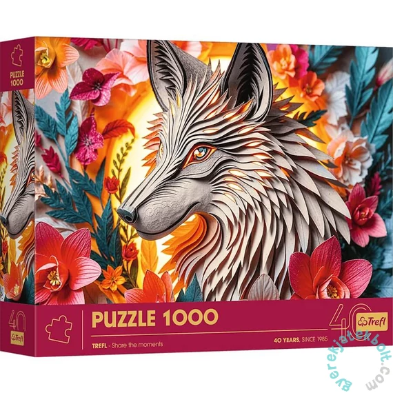 Trefl 1000 db-os Paper Art puzzle - 40 Éves Jubileum - Farkas (40041)
