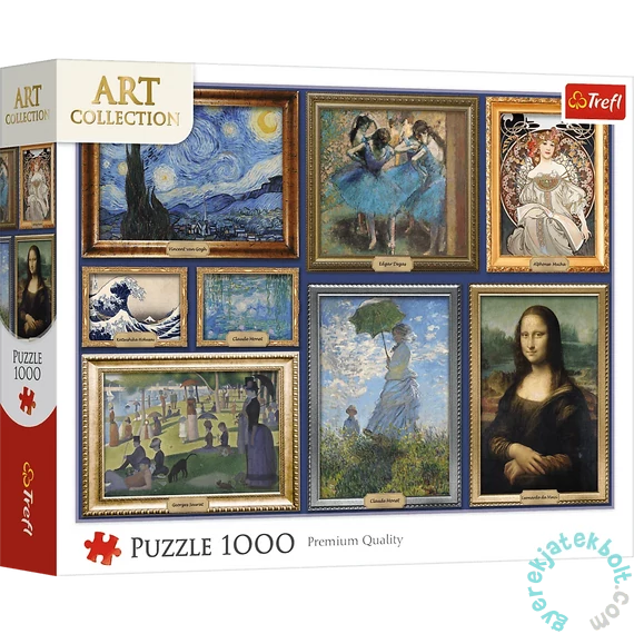 Trefl 1000 db-os puzzle - Art Collection - Művészeti remekművek gyűjteménye (10974)