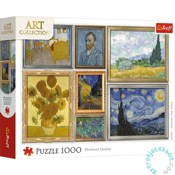 Trefl 1000 db-os puzzle - Art Collection - Vincent van Gogh gyűjtemény (10973)