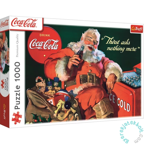 Trefl 1000 db-os puzzle - Coca-Cola - Szomjas Mikulás (10921)
