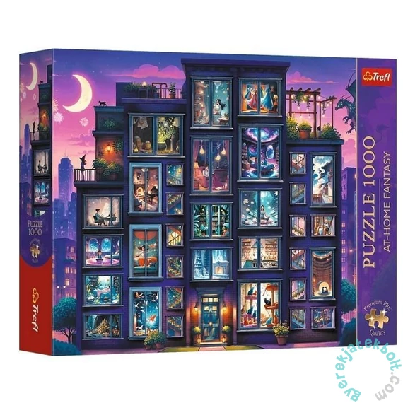 Trefl 1000 db-os Premium Plus puzzle - Egy történetekkel teli éjszaka (12133)