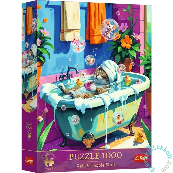 Trefl 1000 db-os Premium Plus puzzle - Miau, Nyugi, Ismételd (12141)