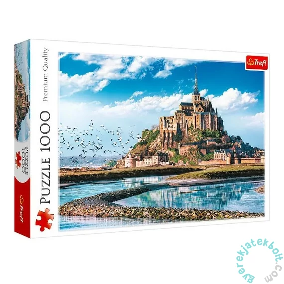 Trefl 1000 db-os puzzle - Mont-Saint-Michel, Franciaország (10766)