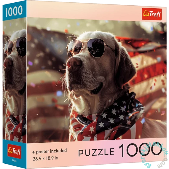 Trefl 1000 db-os USA Collection puzzle - American Dog  (99226)