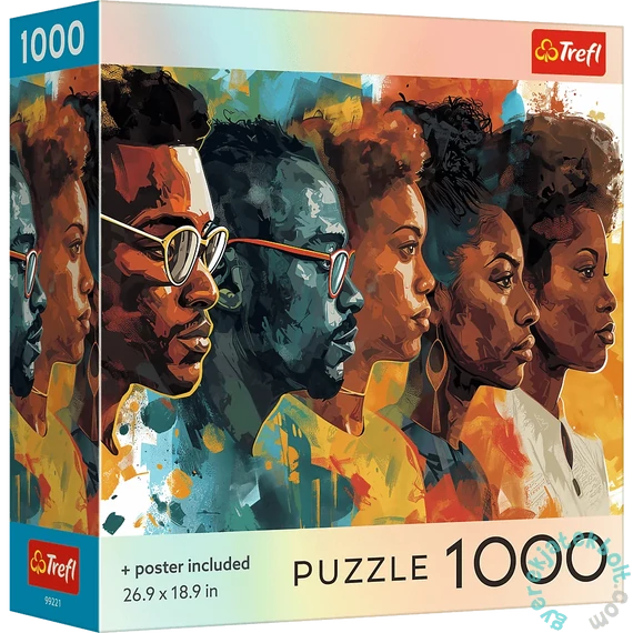 Trefl 1000 db-os USA Collection puzzle - Faces in the Mist (99221)
