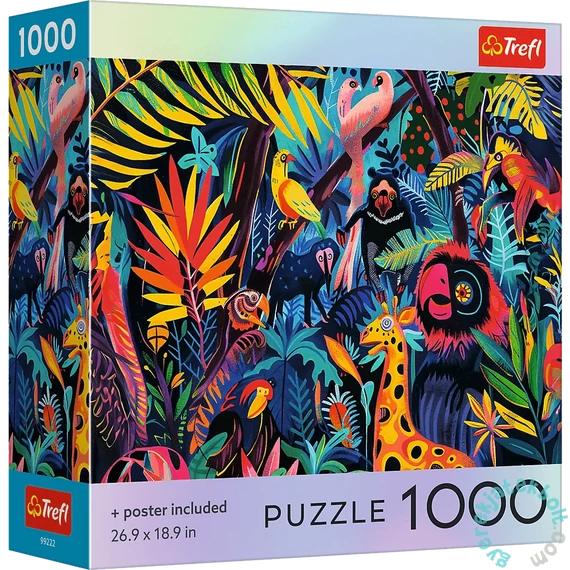 Trefl 1000 db-os USA Collection puzzle - In the Jungle  (99222)