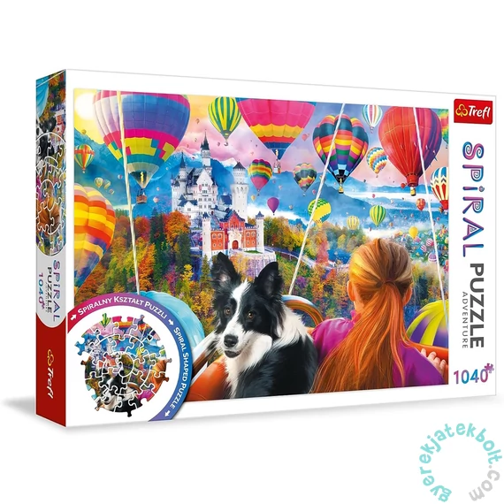 Trefl 1040 db-os Spirál puzzle - Hőlégballon fesztivál (40018)