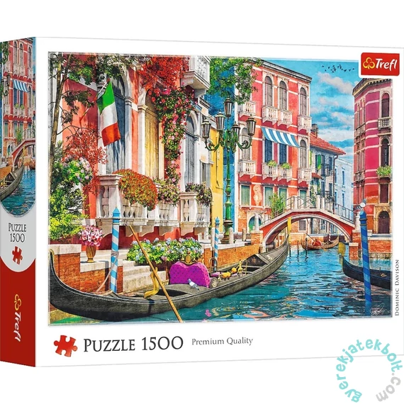 Trefl 1500 db-os puzzle - Nyári délután Velencében (26220)