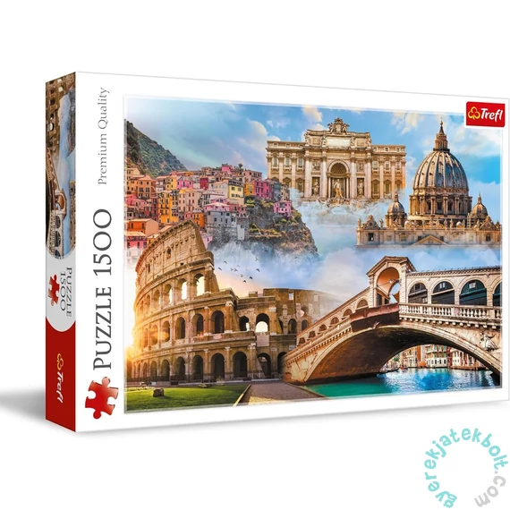 Trefl 1500 db-os puzzle - Olaszország (26203)