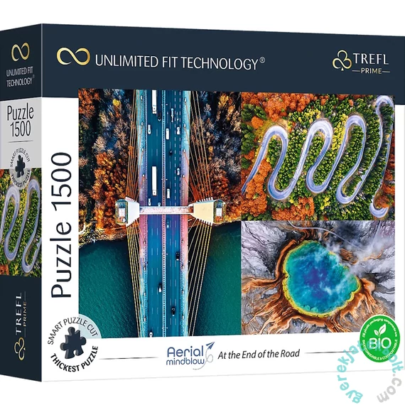 Trefl 1500 db-os UFT Prime puzzle - Cityscape - Az út végén (26191)
