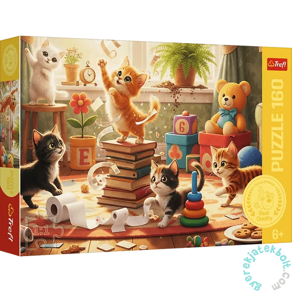 Trefl 160 db-os puzzle - Macskacsínytevés (15442)