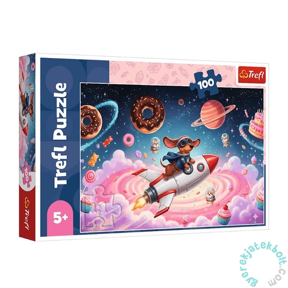 Trefl 100 db-os puzzle - Tacskó rakétán (16558)