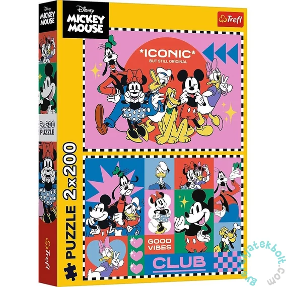 Trefl 2 x 200 db-os puzzle - Disney - Mickey Mouse (13319)