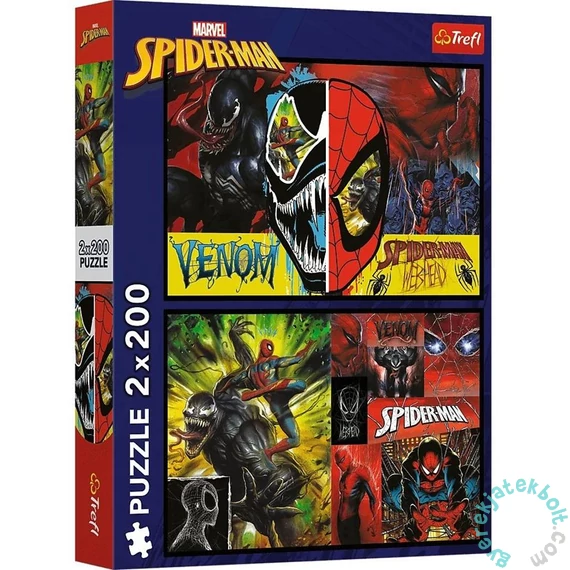 Trefl 2 x 200 db-os puzzle - Pókember vs. Venom (13314)