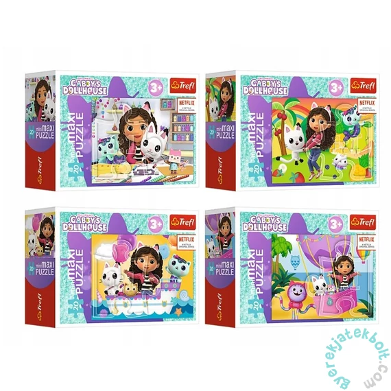 Trefl 20 db-os MINI Maxi puzzle - Gabbi babaháza - többféle (56041)
