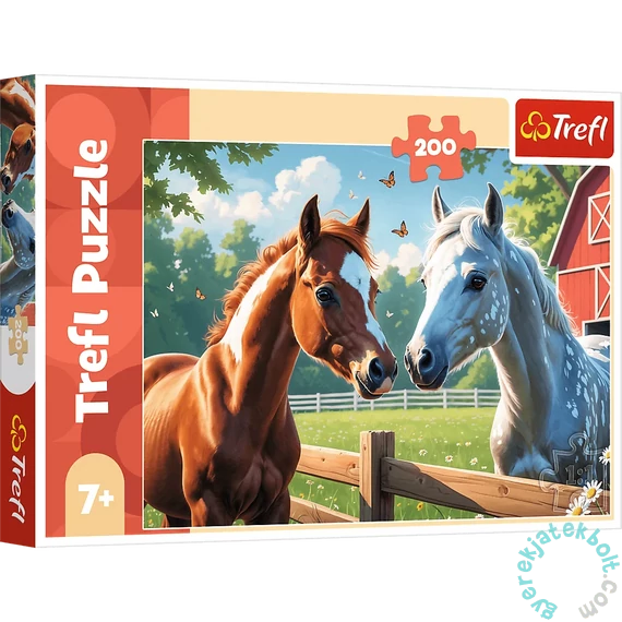 Trefl 200 db-os puzzle - Lovak a tisztáson (13328)