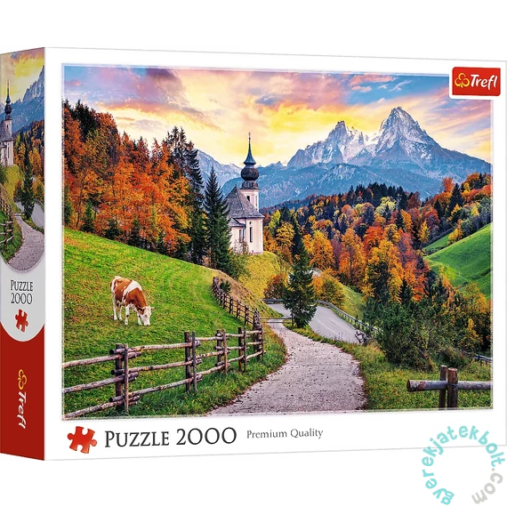Trefl 2000 db-os puzzle - Bavarian Alps in Autumn (27127)