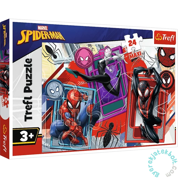 Trefl 24 db-os Maxi puzzle - Marvel Pókember, érzékek (14366)