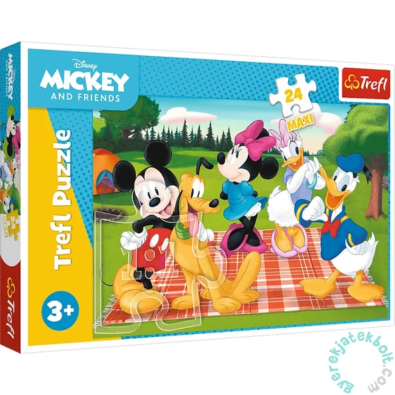 Trefl 24 db-os Maxi puzzle - Mickey egér és barátai (14380)