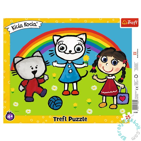 Trefl 25 db-os keretes puzzle - Cica-mica (31389)