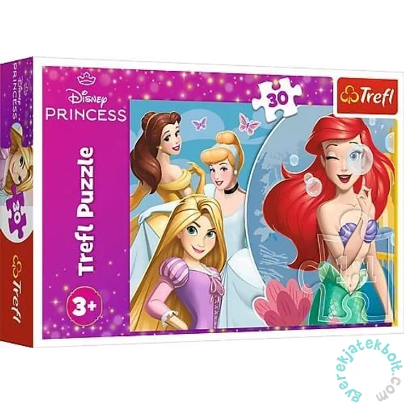 Trefl 30 db-os puzzle - Disney Princess - Gyönyörű hercegnők (18308)