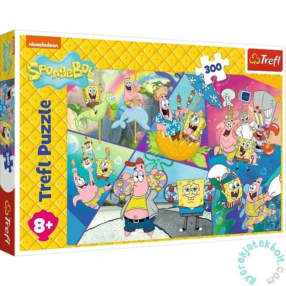 Trefl 300 db-os puzzle - Spongyabob és Bikinifenék lakói (23038)