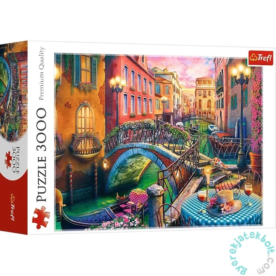 Trefl 3000 db-os puzzle - Egy este Velencében (33080)