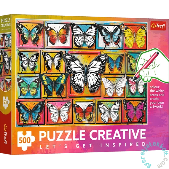 Trefl 500 db-os Creative puzzle - Butterfly (37561)