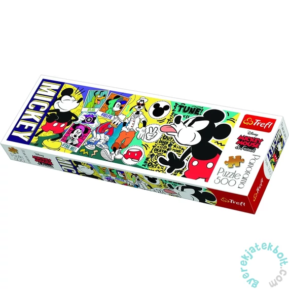 Trefl 500 db-os Panoráma puzzle - Disney Mickey Mouse and Friends - The legendary Mickey Mouse (29511)