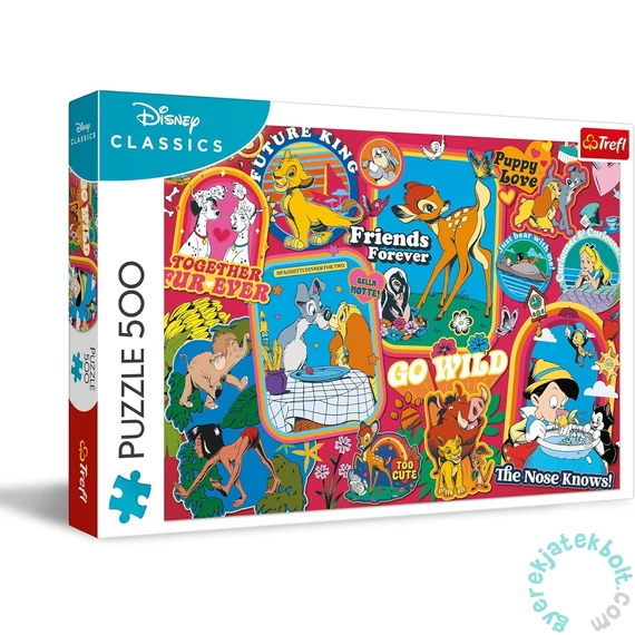 Trefl 500 db-os puzzle - Disney - Az évek során (37465)
