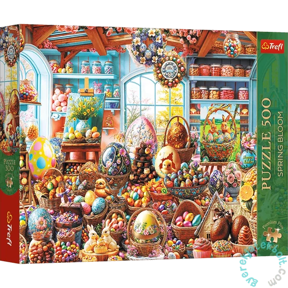 Trefl 500 db-os Premium Plus puzzle - Húsvéti édességbolt (37624)