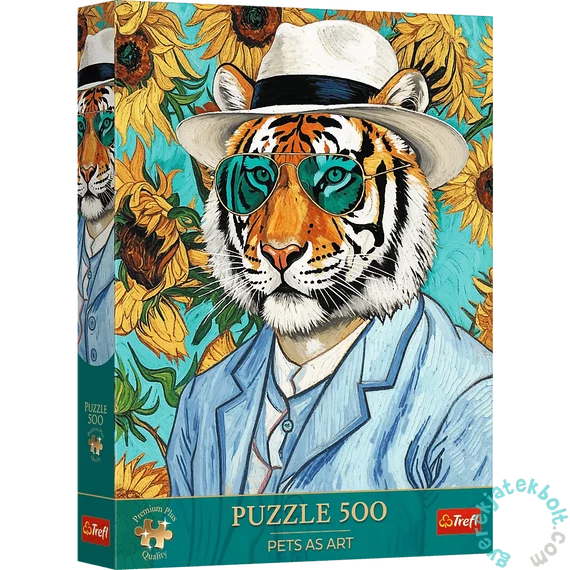 Trefl 500 db-os puzzle - Mr. Tiger és a napraforgók (37626)