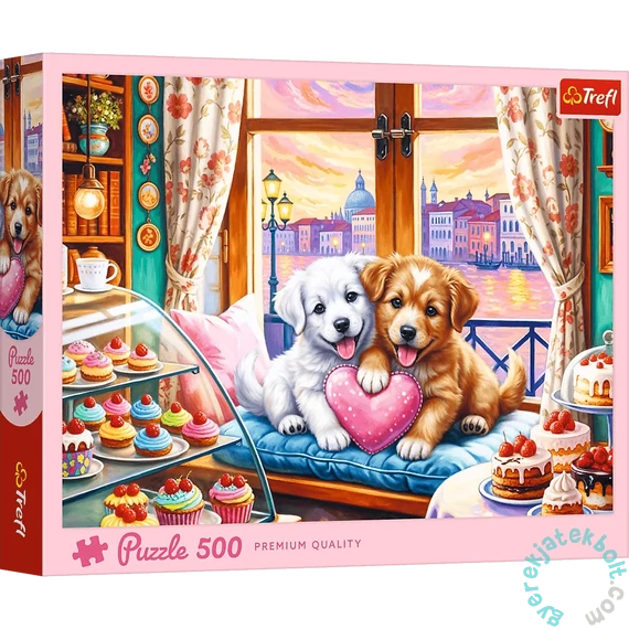 Trefl 500 db-os puzzle - Puppy Love (37554)
