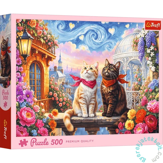 Trefl 500 db-os puzzle - Purrfect Love (37553)