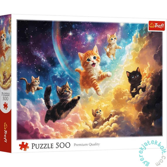 Trefl 500 db-os puzzle - Space Kittens (37557)